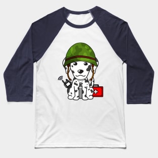 Medic Dalmatian Baseball T-Shirt